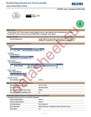 9116SB 0101000 datasheet  